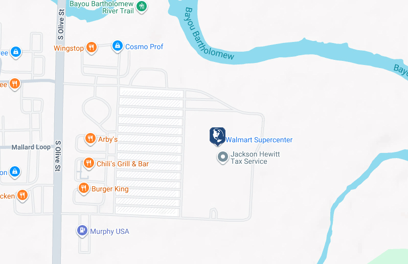 Click to view Pine Bluff Walmart branch and ATM location