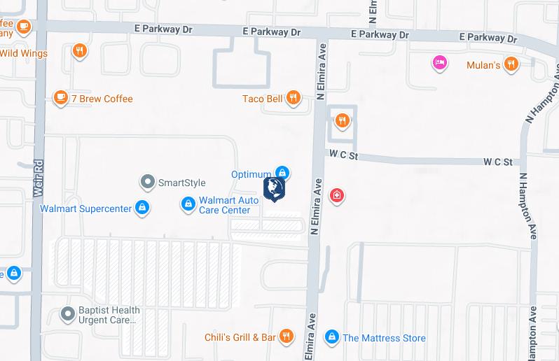 Click to view Russellville Walmart branch and ATM location