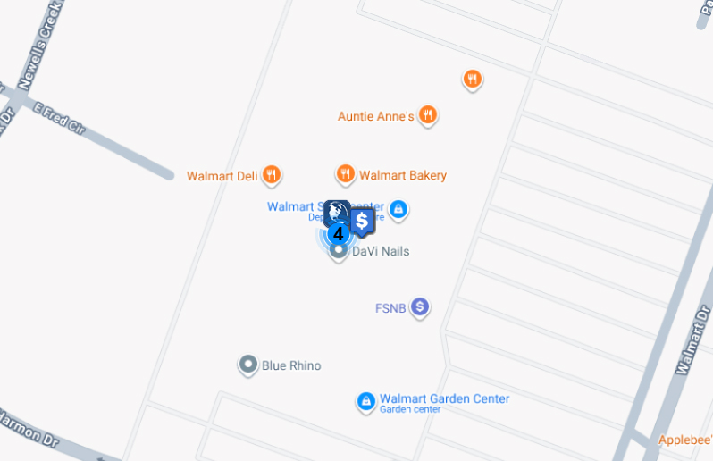 Click to view Camden Walmart branch and ATM location