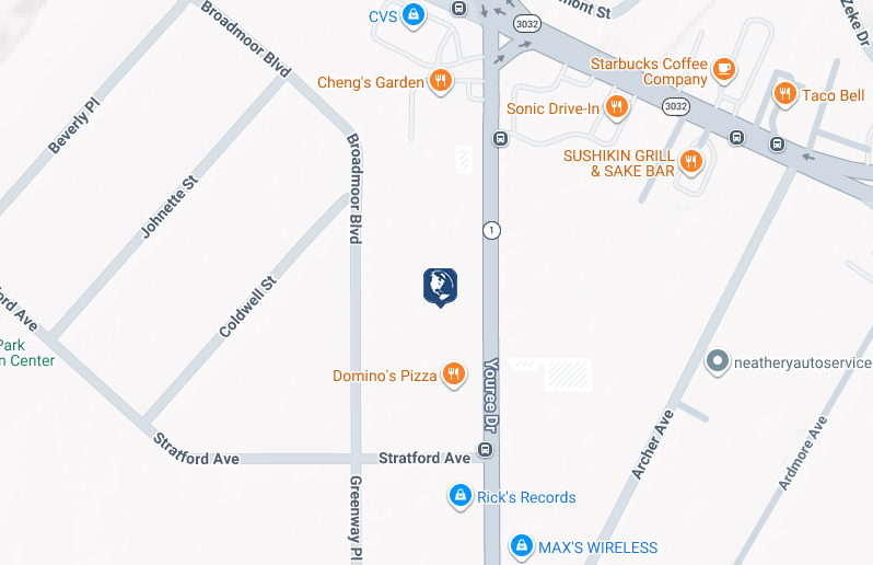 Click to view Youree Drive branch and ATM location