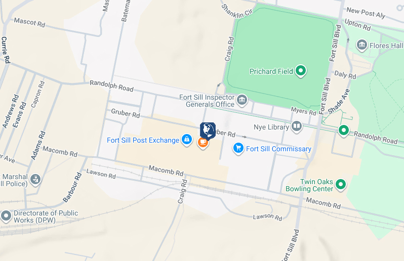 Click to view Fort Sill PX branch and ATM location