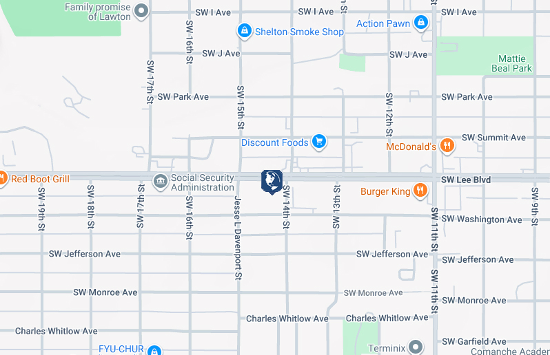 Click to view Lawton Lee branch and ATM location