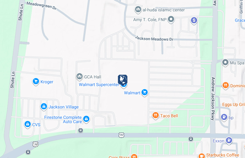 Click to view Hermitage Walmart branch and ATM location