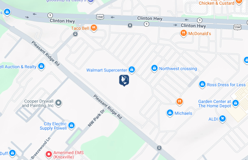 Click to view Knoxville Walmart branch and ATM location