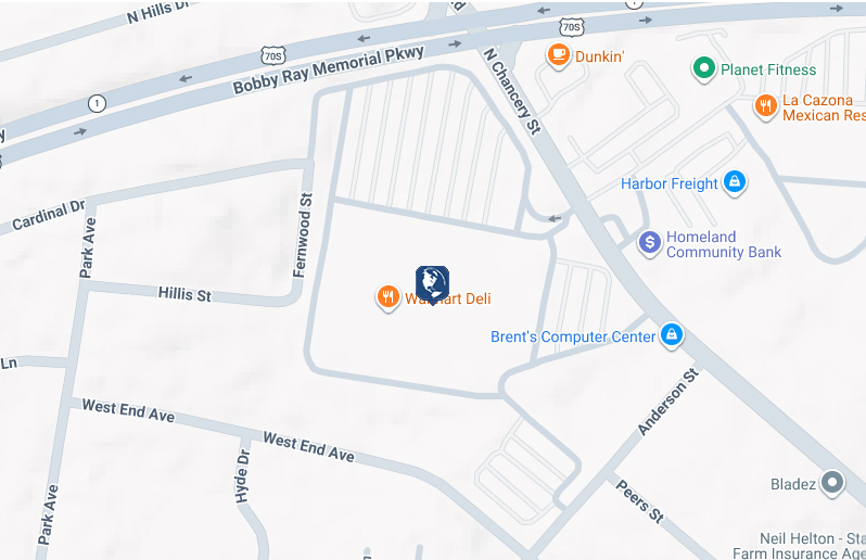 Click to view McMinnville Walmart branch and ATM location