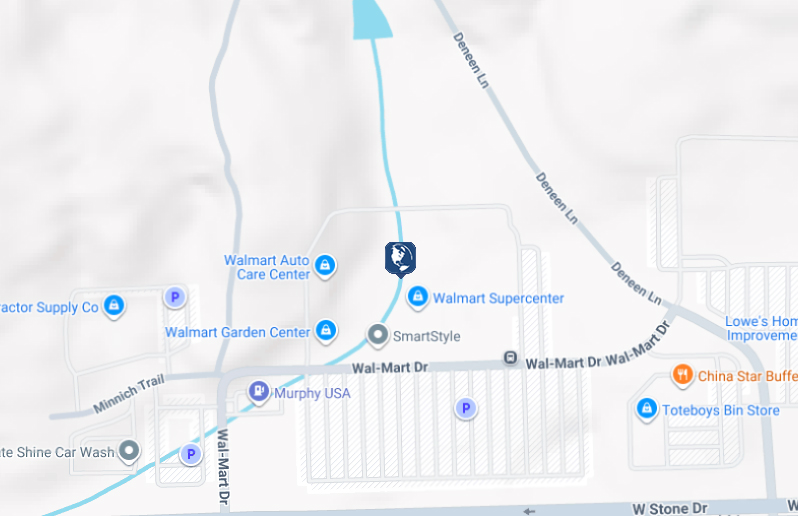 Click to view Stone Drive Walmart branch and ATM location