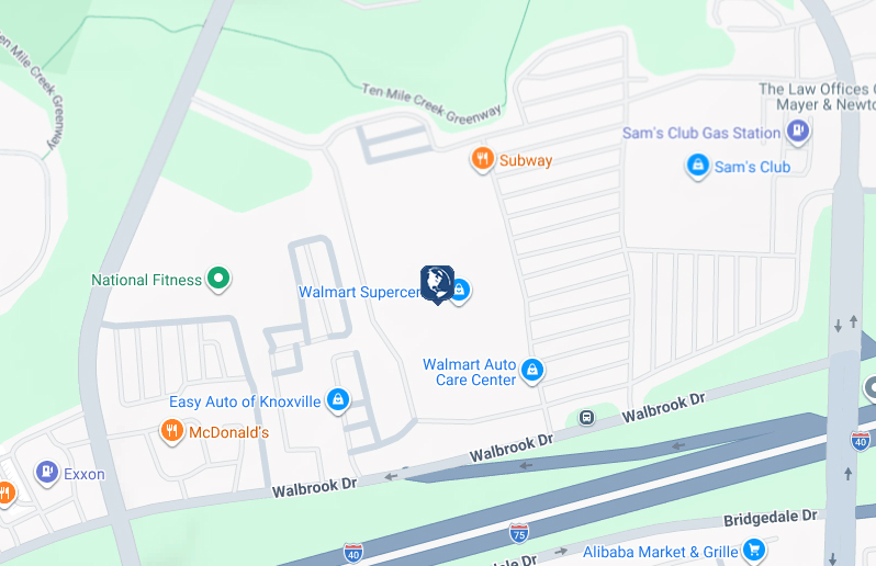 Click to view Walbrook Walmart branch and ATM location