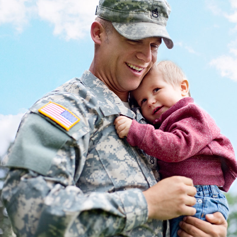 Open a military advanced checking account today!