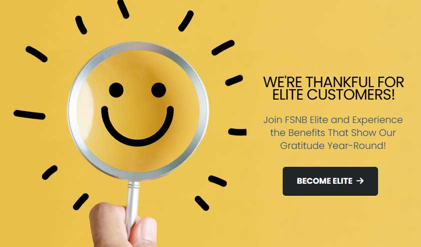 We are thankful for elite customers.