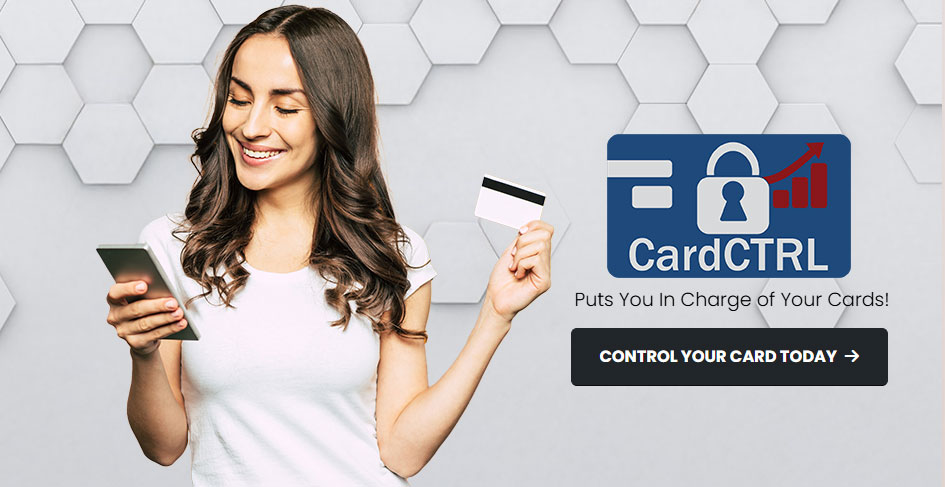Control your debit card with FSNB mobile app.