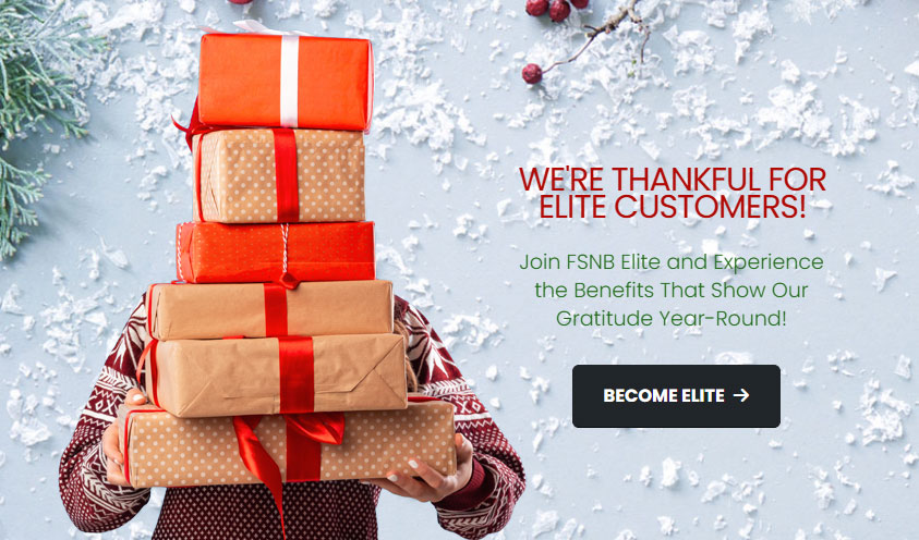 We are thankful for elite customers.